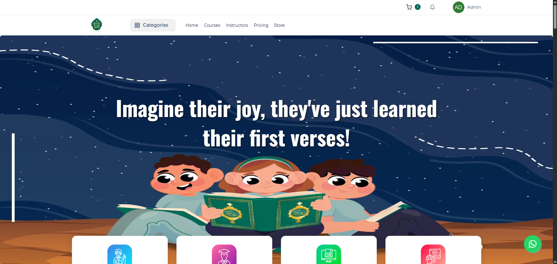 Taj Al-Quran Learning Management System (LMS)