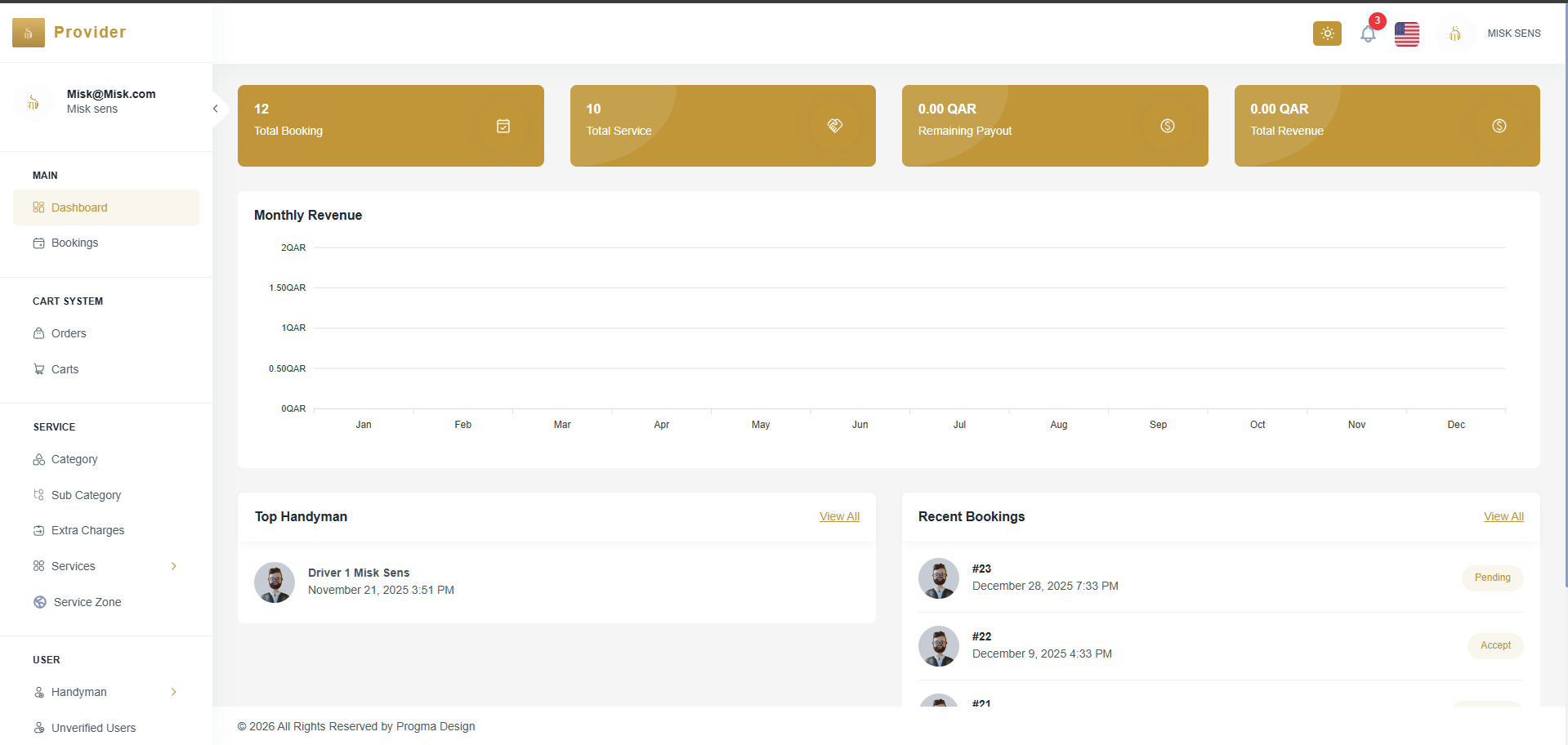 Misk Sens – Scalable SaaS Booking & Services Platform