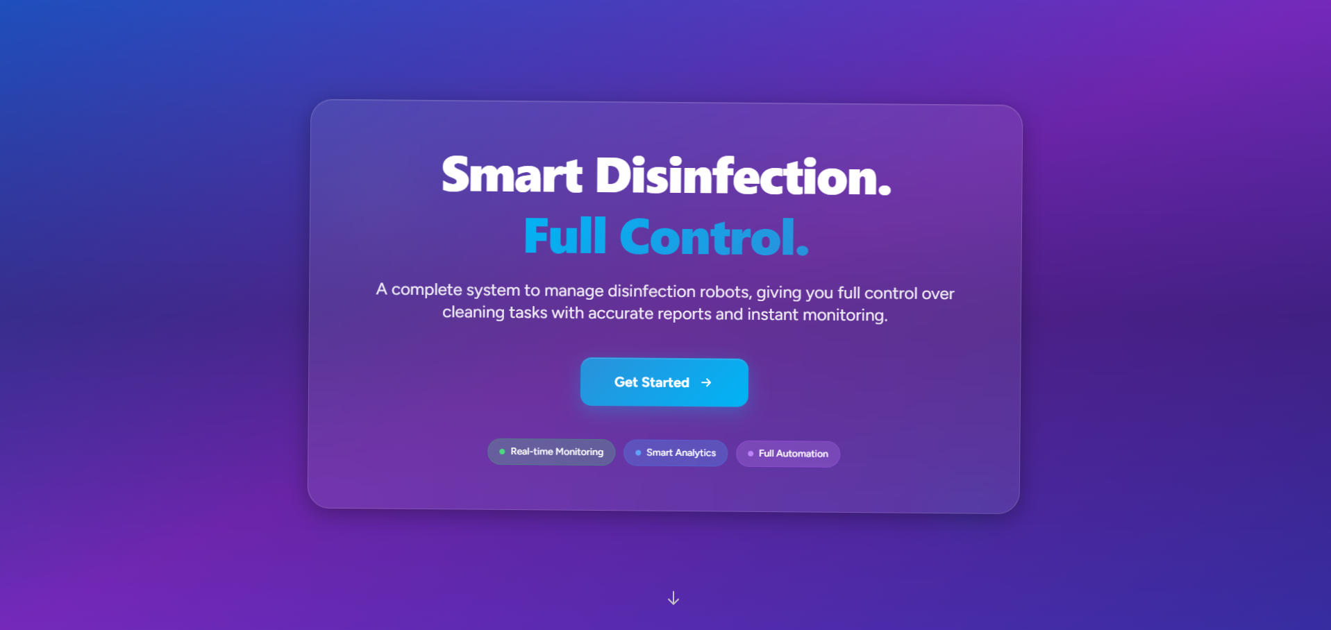 CBOT – Autonomous UVC Disinfection Robots Management Platform
